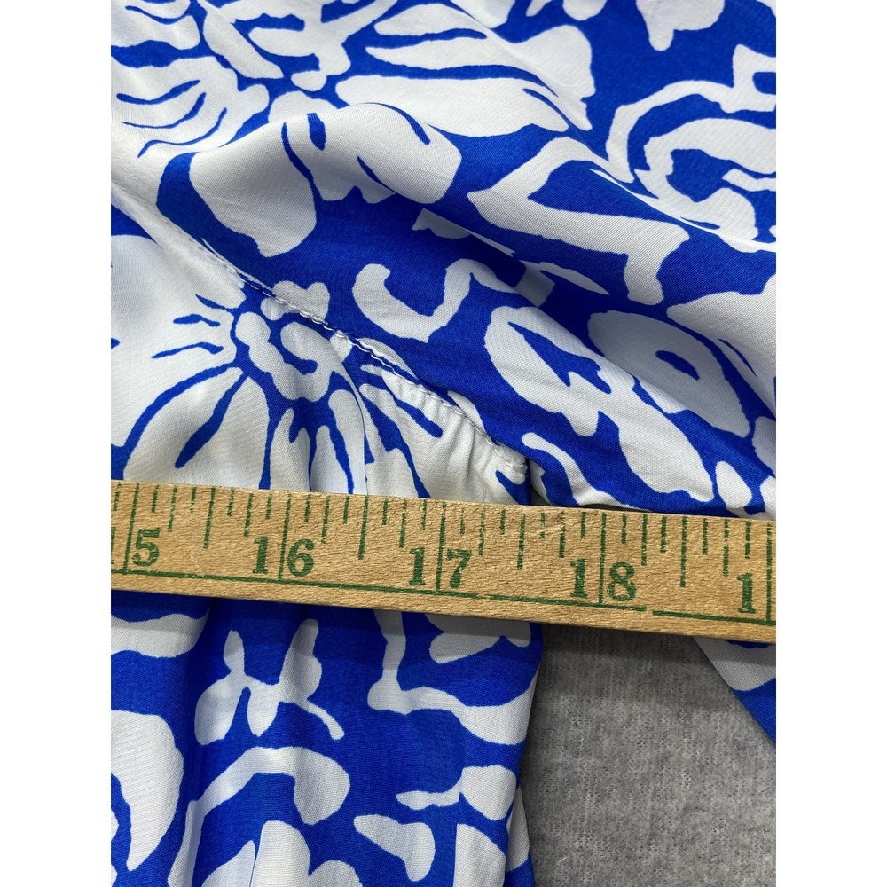 Tommy Bahama Dress‎ Womens Small Floral Rayon Tiered Off Shoulder Pockets Summer - Picture 8 of 10